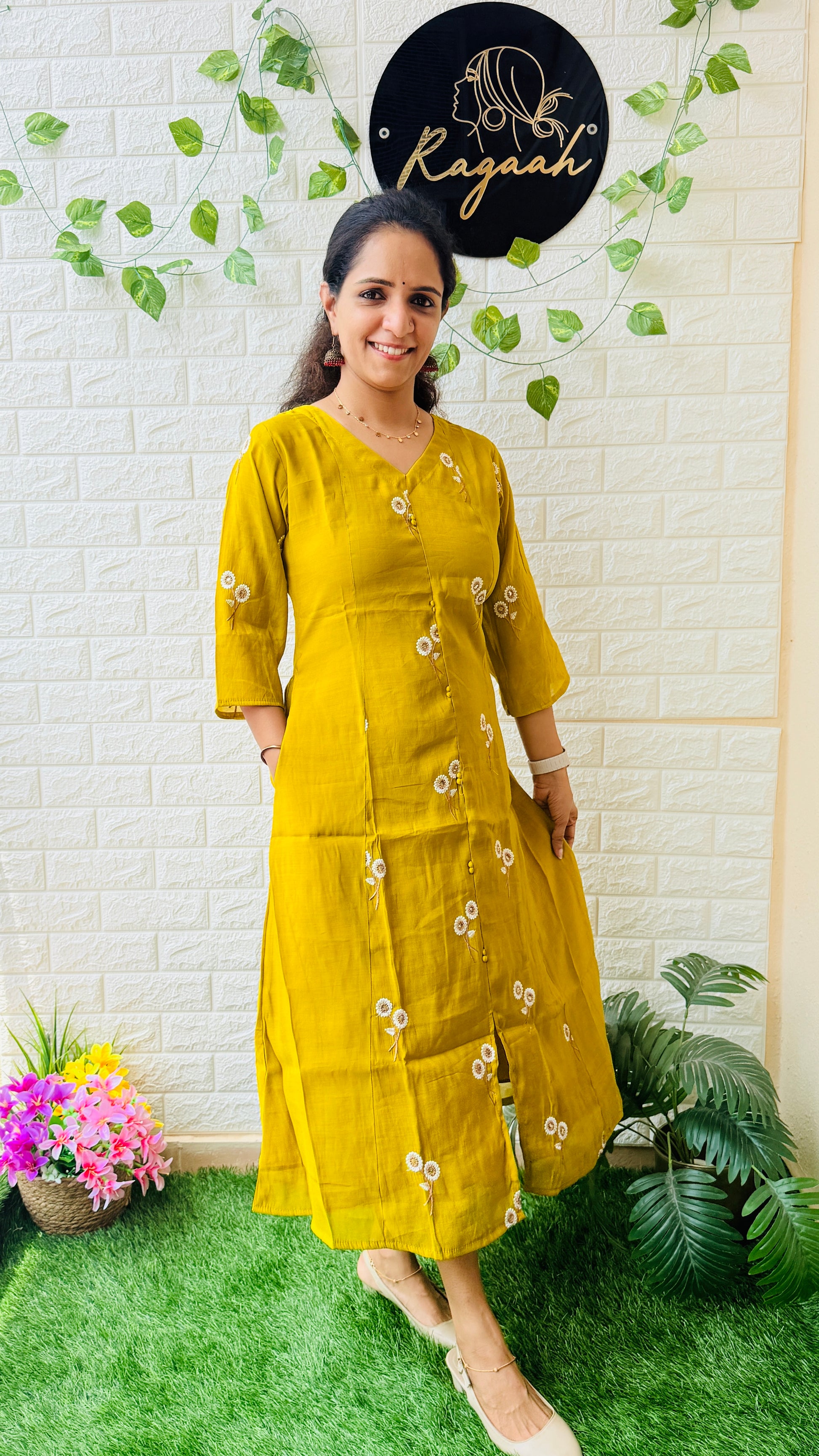 MulChandheri Aline Kurti RG956