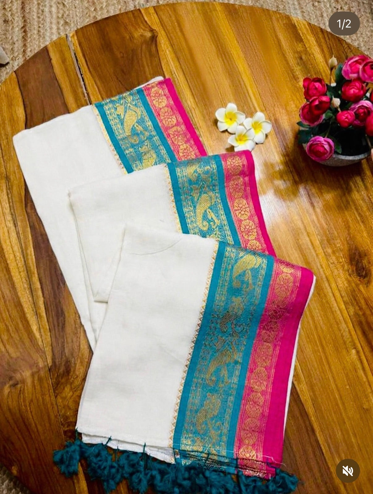 Keerthi Mul Cotton Sarees RG955