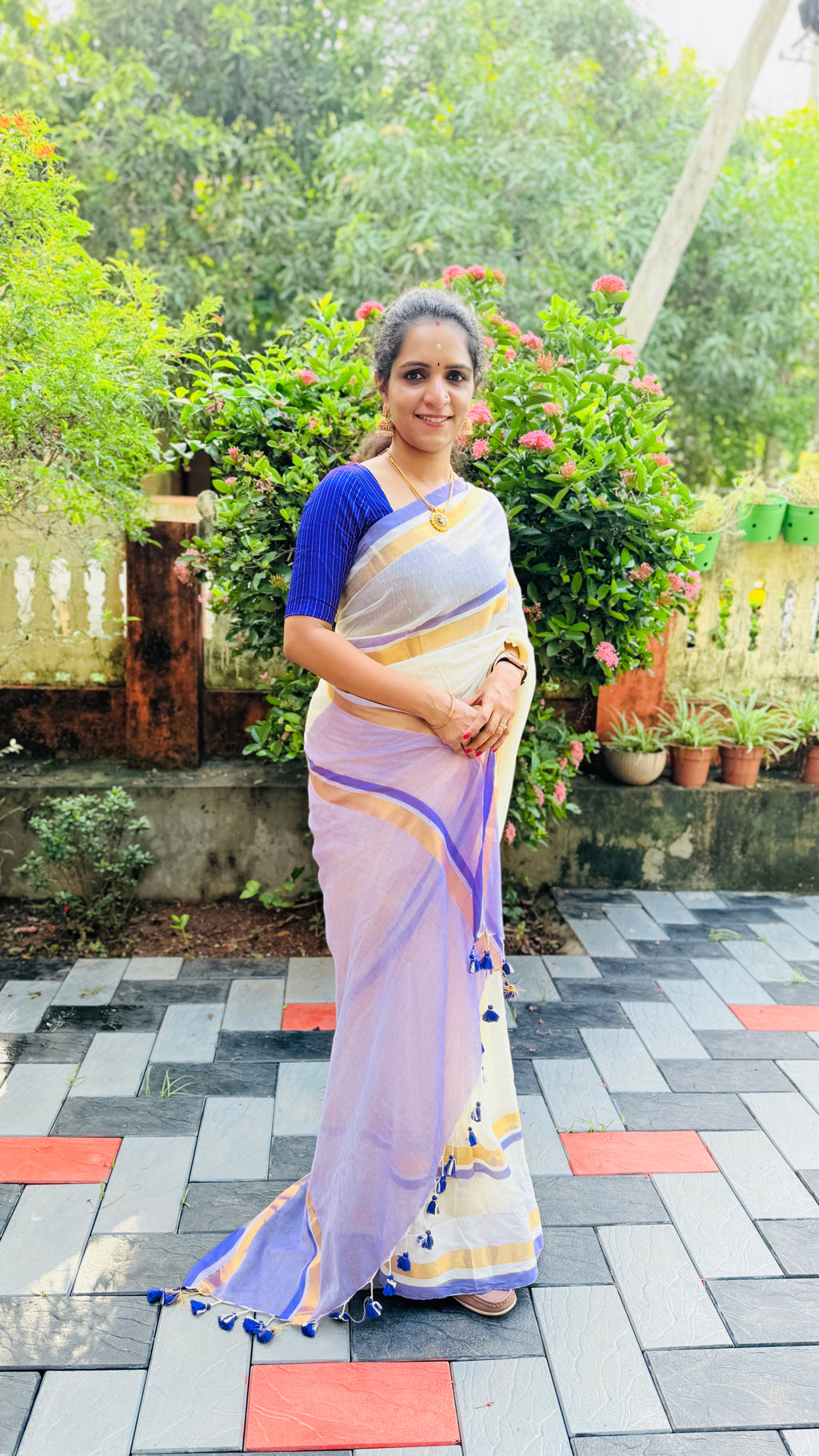 Mul Mul Cotton Saree RG750