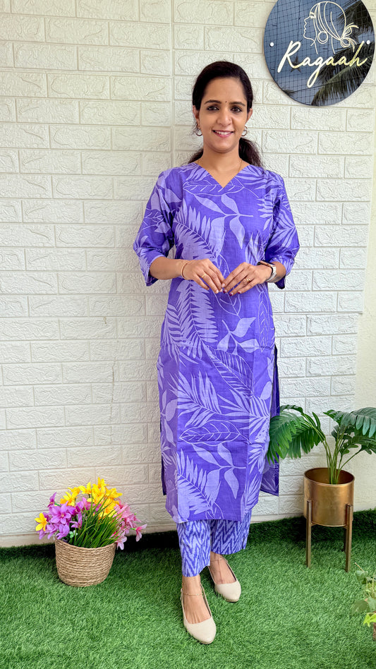 Cotton Cord Set RG752 Lavendar