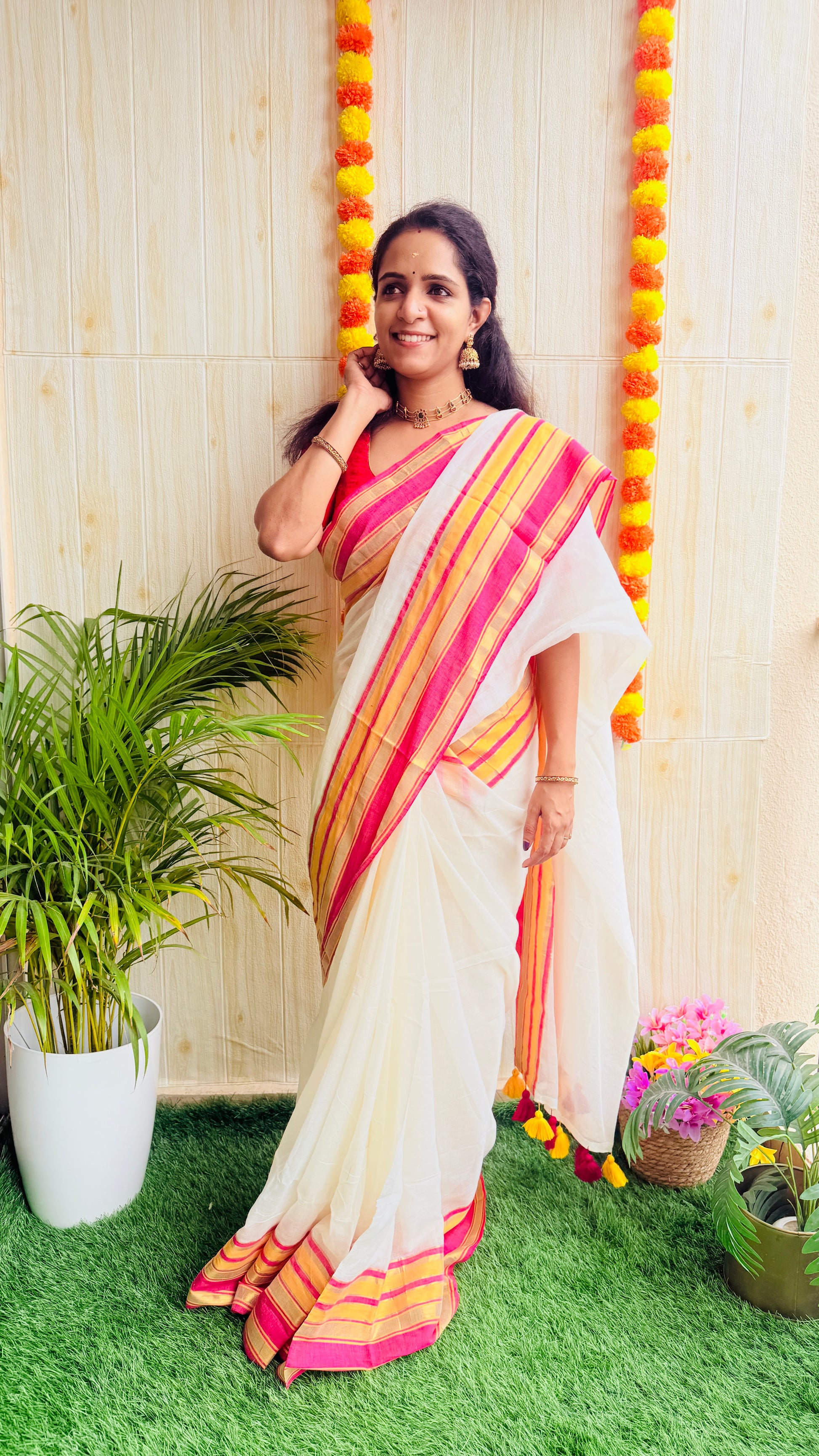Sudha Mul Cotton Saree RG977