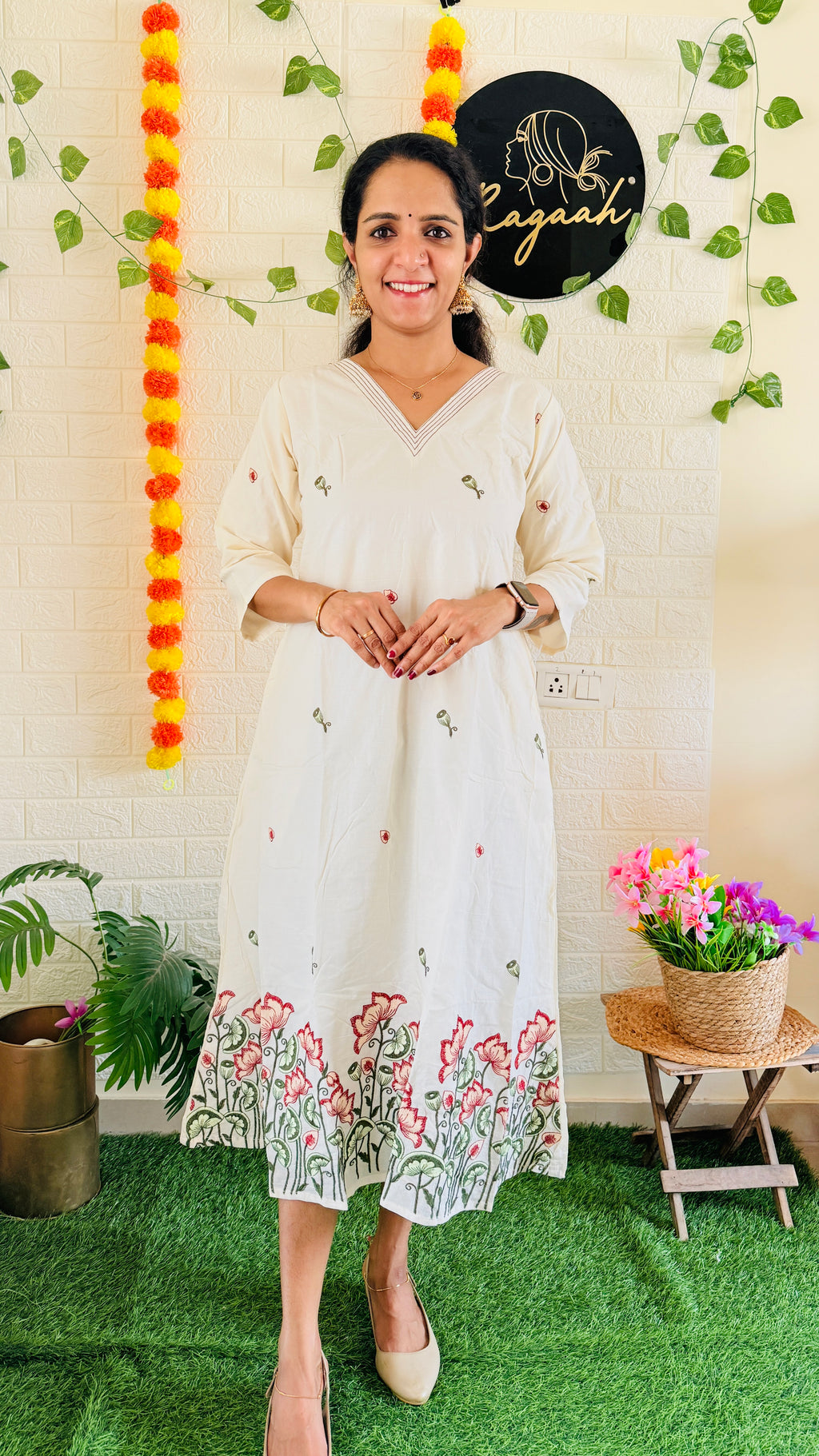 Poovu  Kora Cotton Collection RG926