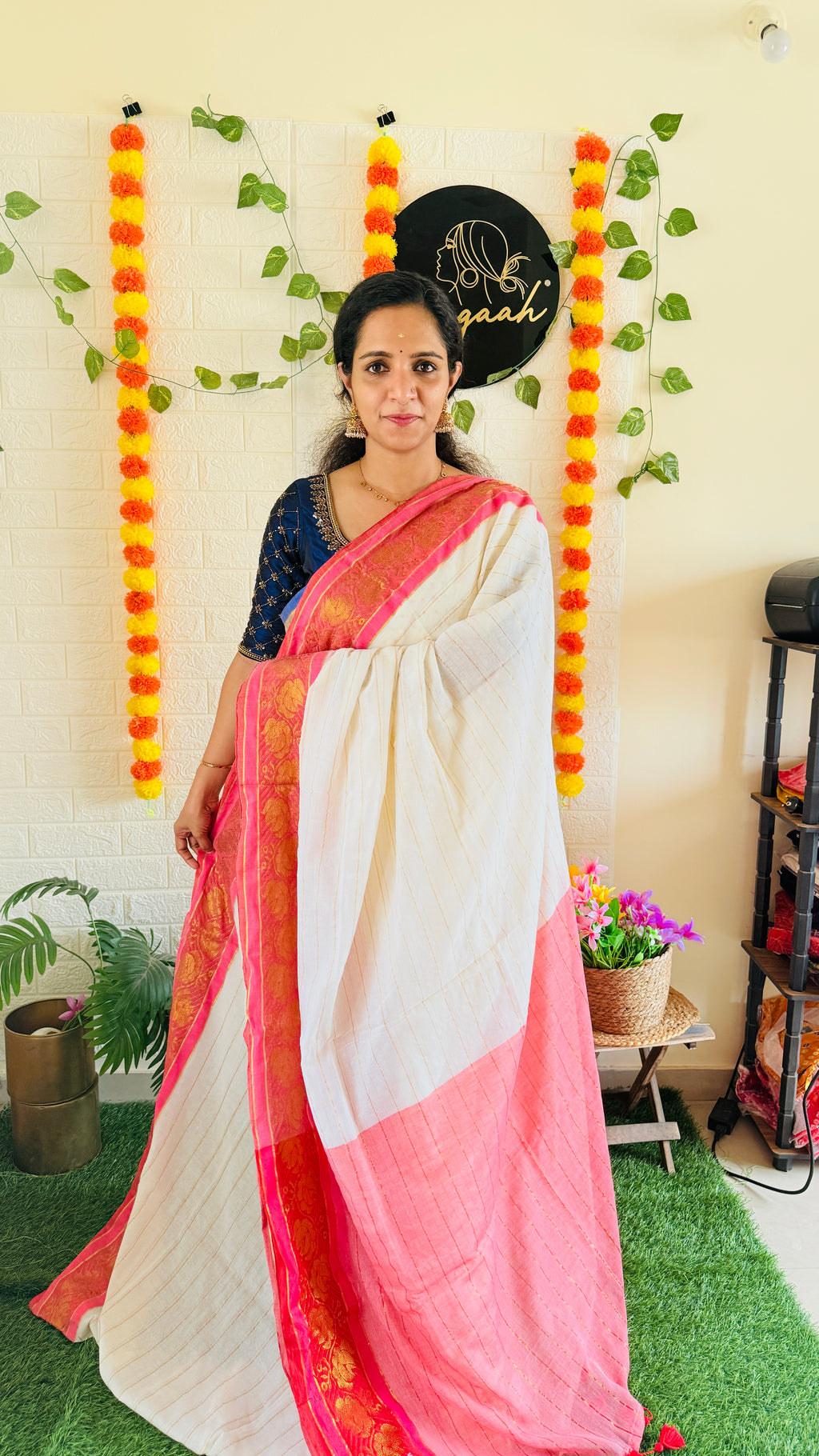 Shobha  Mul Cotton Sarees RG931