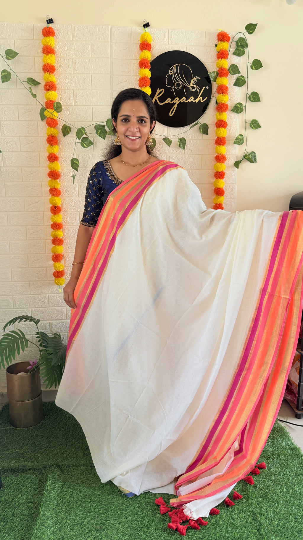 Shobha  Mul Cotton Sarees RG931