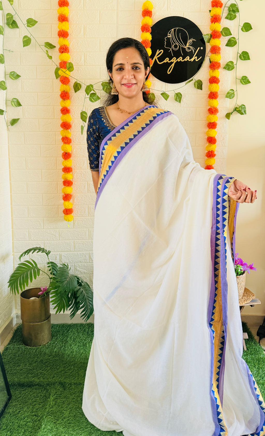 Kalyani  Mul Cotton Sarees RG933