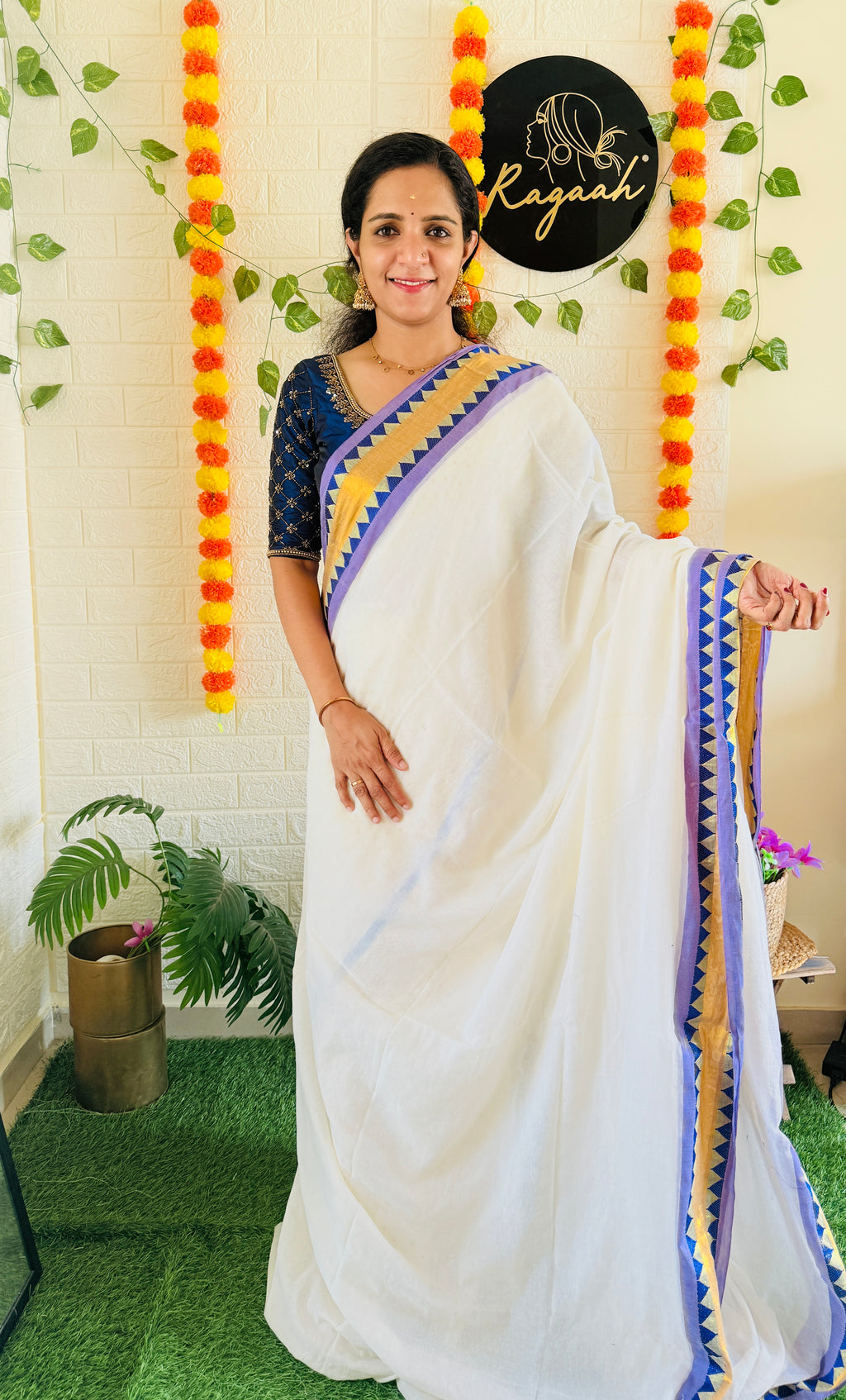 Kalyani  Mul Cotton Sarees RG933