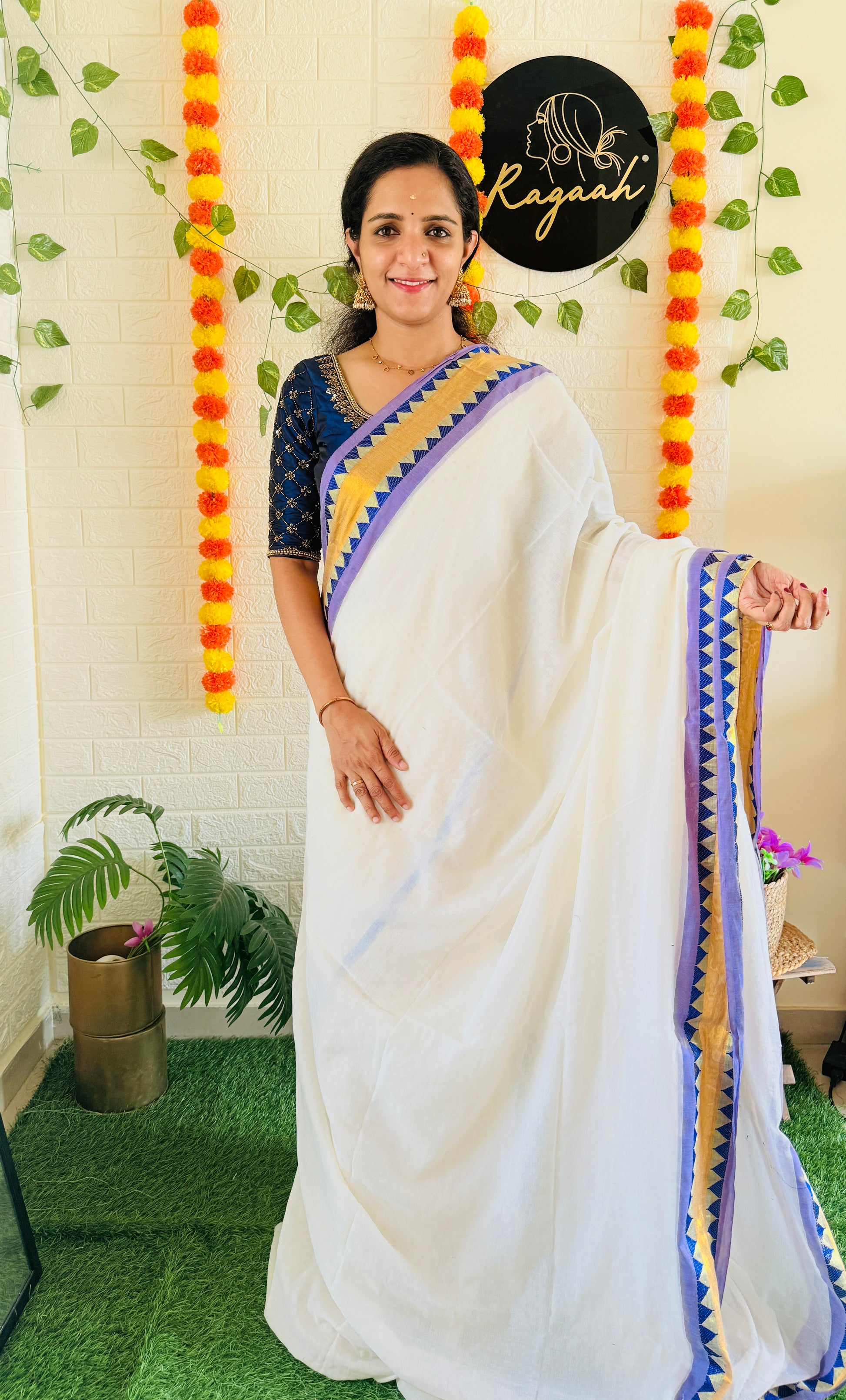 Kalyani  Mul Cotton Sarees RG933