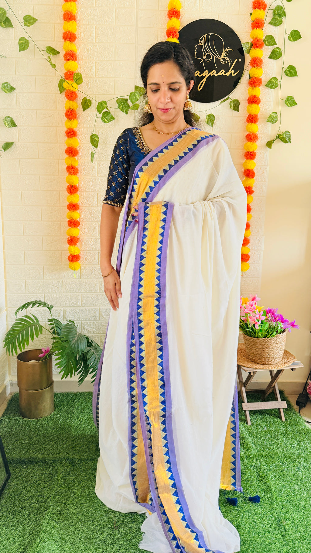 Kalyani  Mul Cotton Sarees RG933