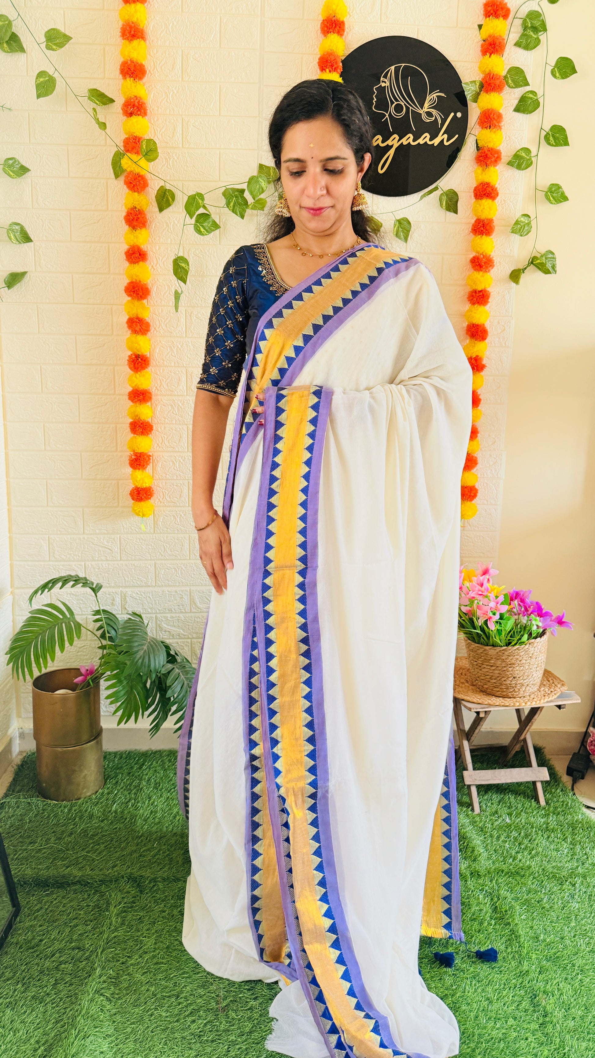 Kalyani  Mul Cotton Sarees RG933