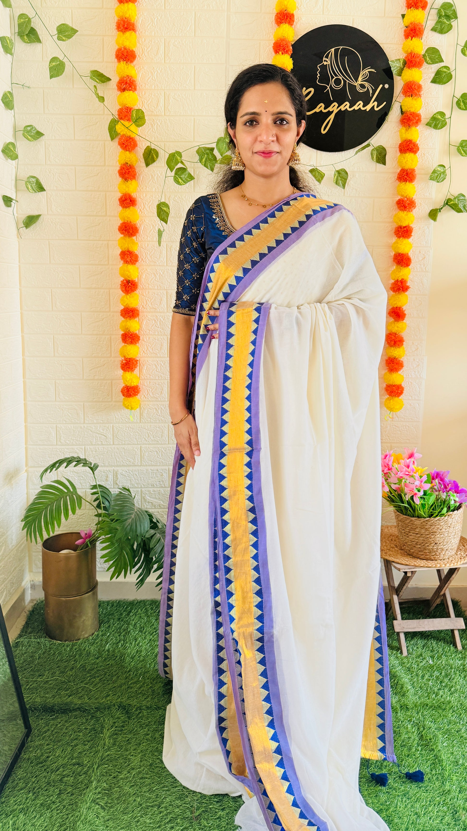 Kalyani  Mul Cotton Sarees RG933