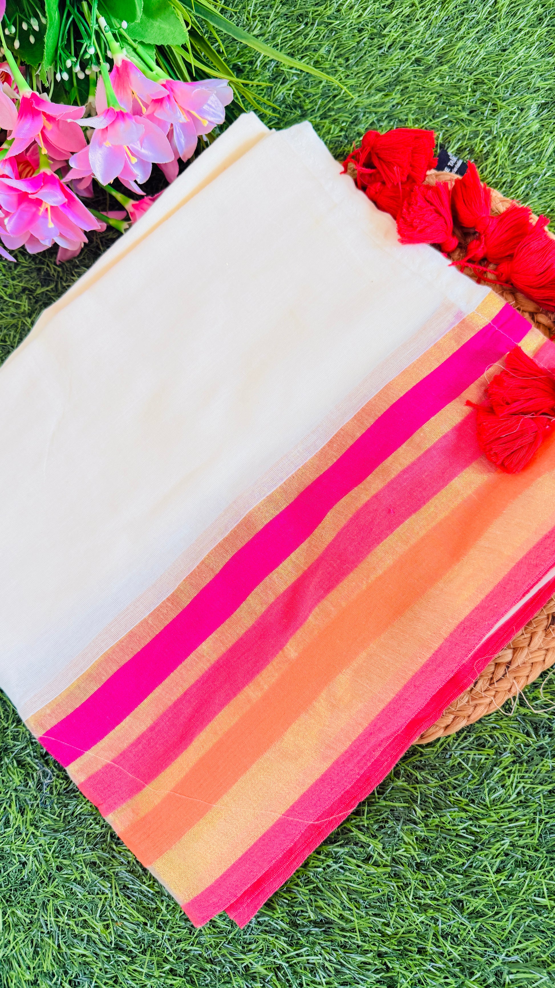 Nithya  Mul Cotton Sarees RG932