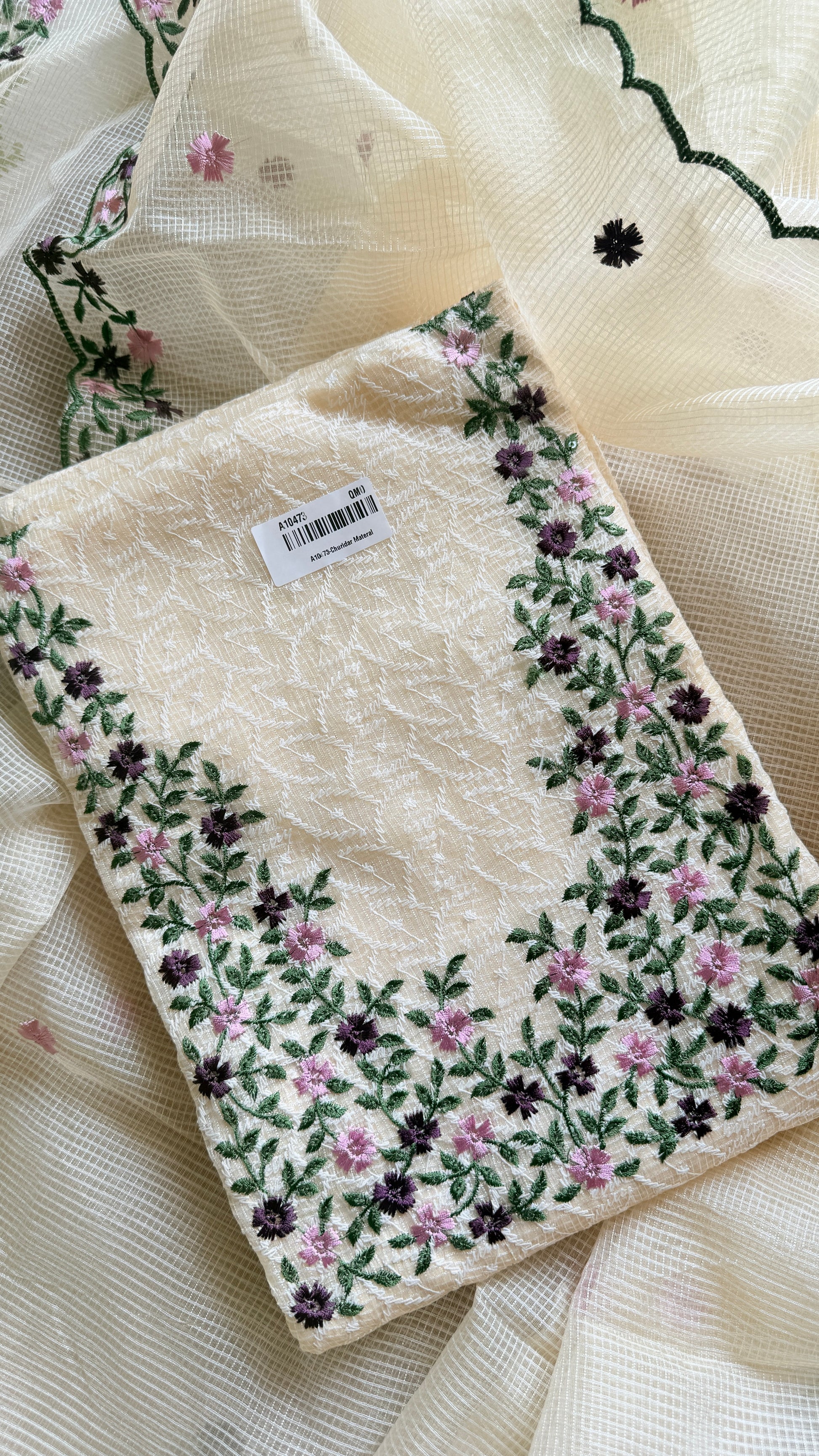 Phulkari Kotta Net Unstiched 3ps set RG935