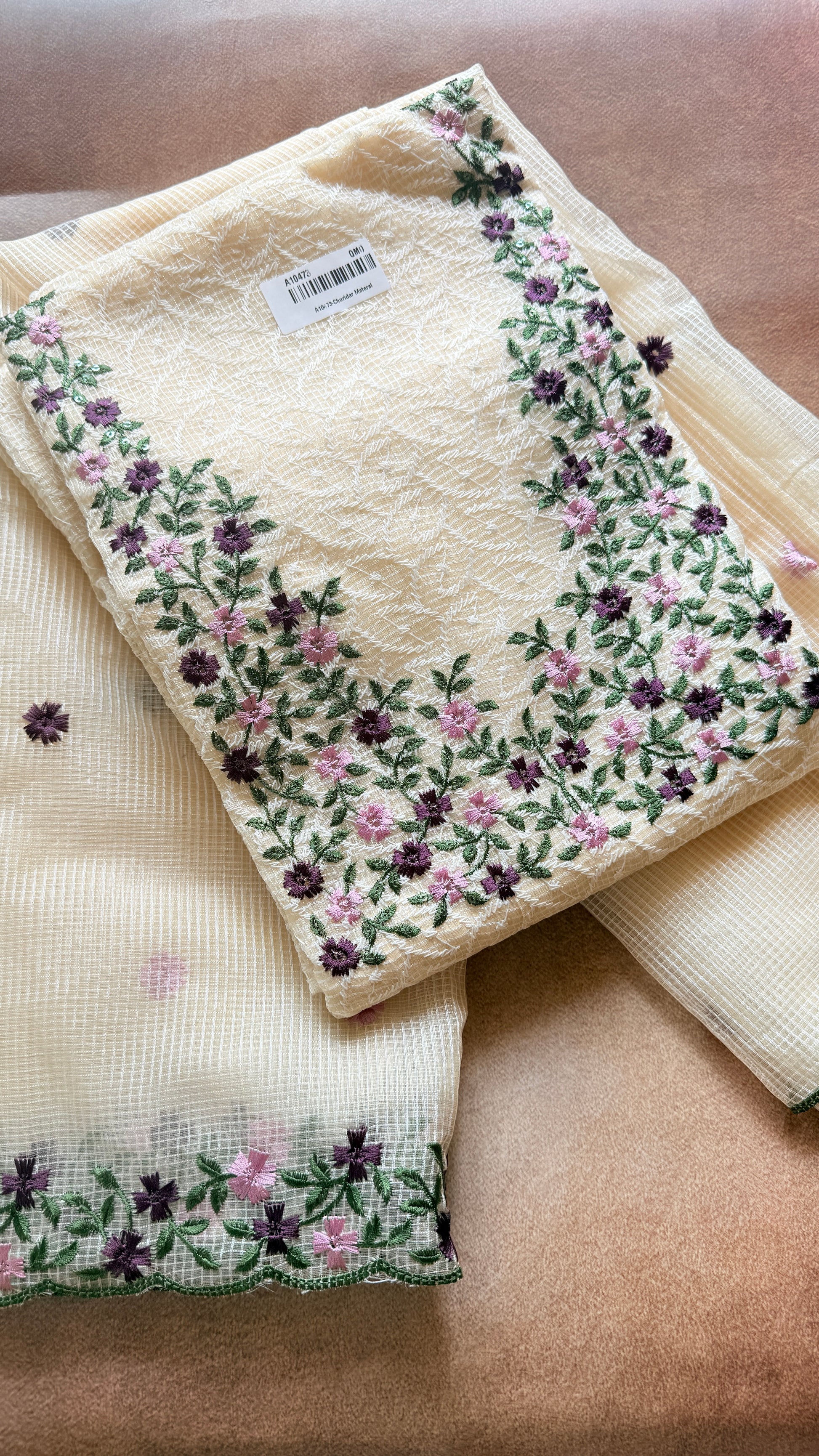 Phulkari Kotta Net Unstiched 3ps set RG935