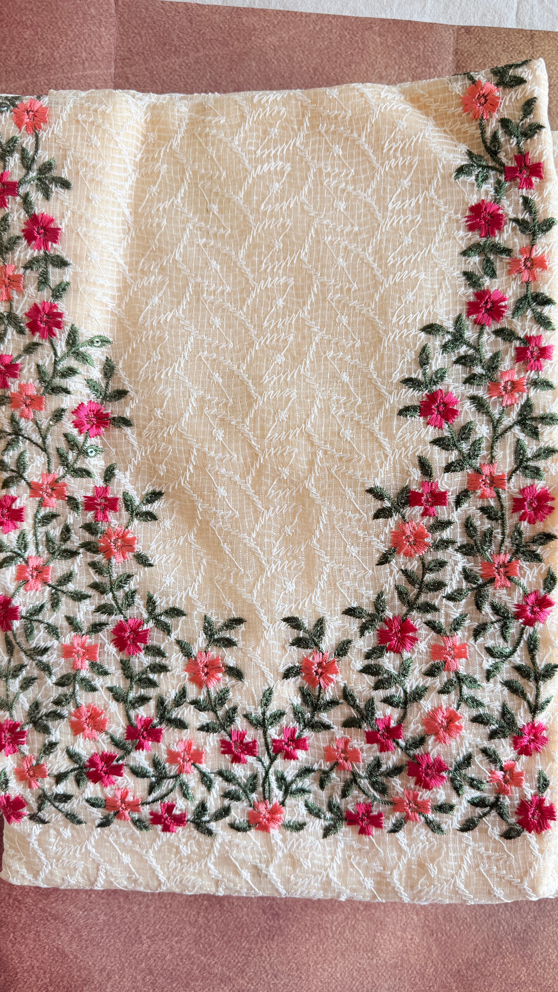 Phulkari Kotta Net Unstiched 3ps set RG935