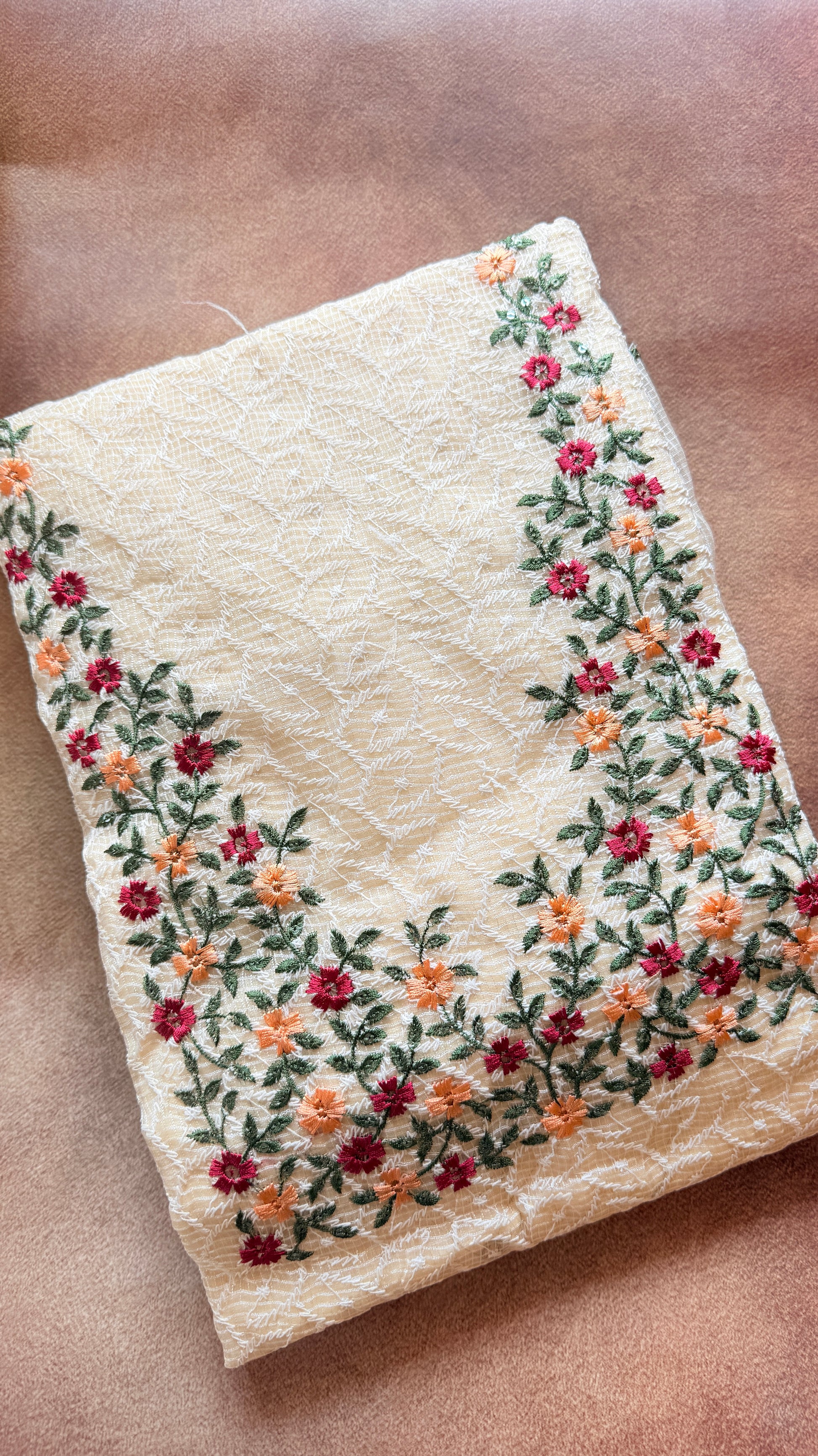 Phulkari Kotta Net Unstiched 3ps set RG935