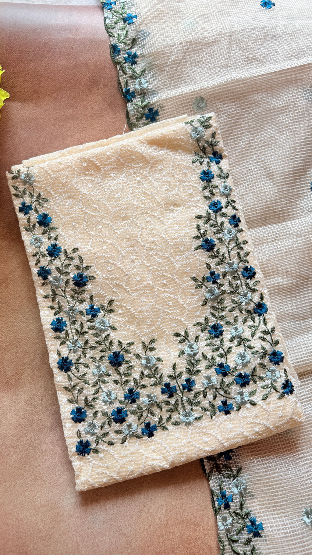 Phulkari Kotta Net Unstiched 3ps set RG935