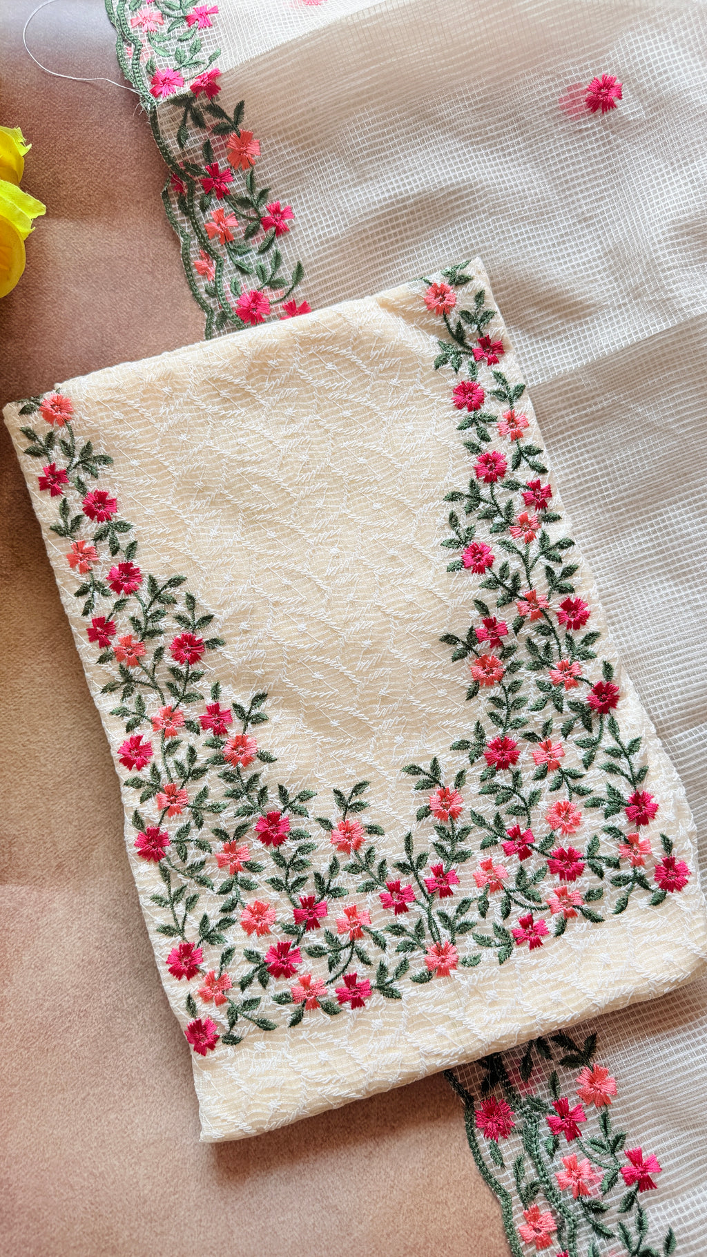 Phulkari Kotta Net Unstiched 3ps set RG935