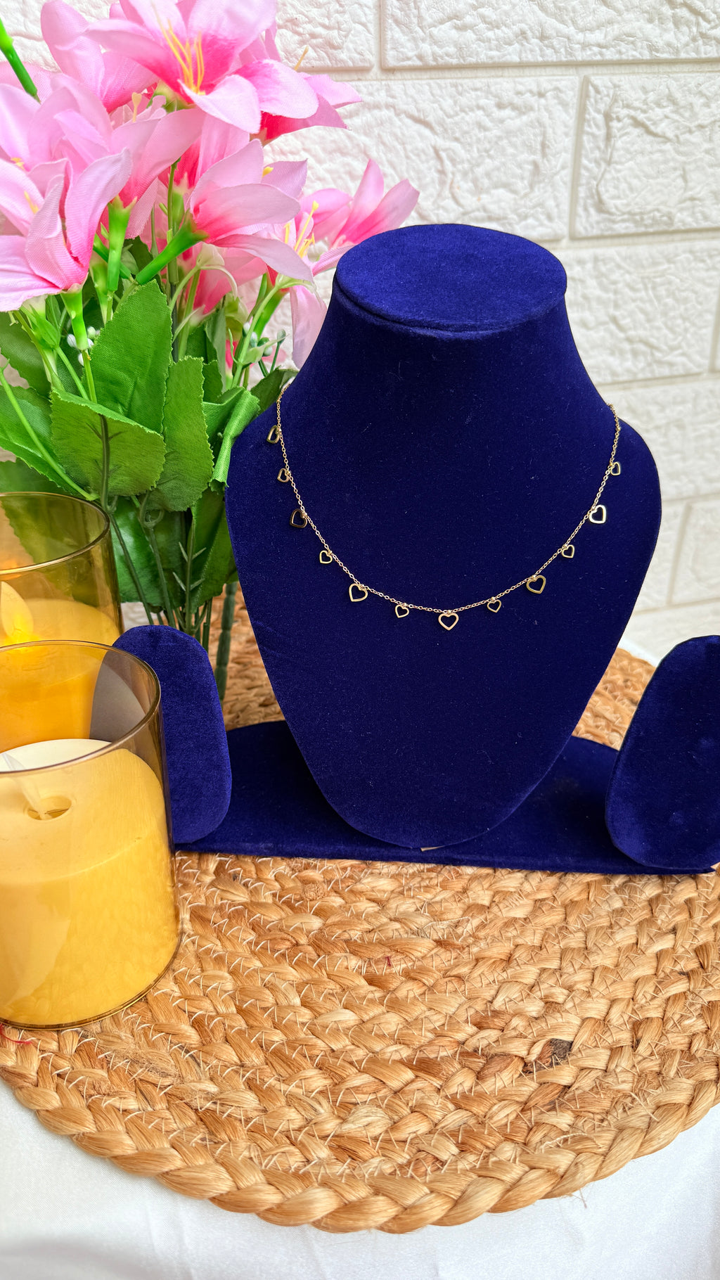 Tiny Hearts Anti Tarnish Neckchain RJ70