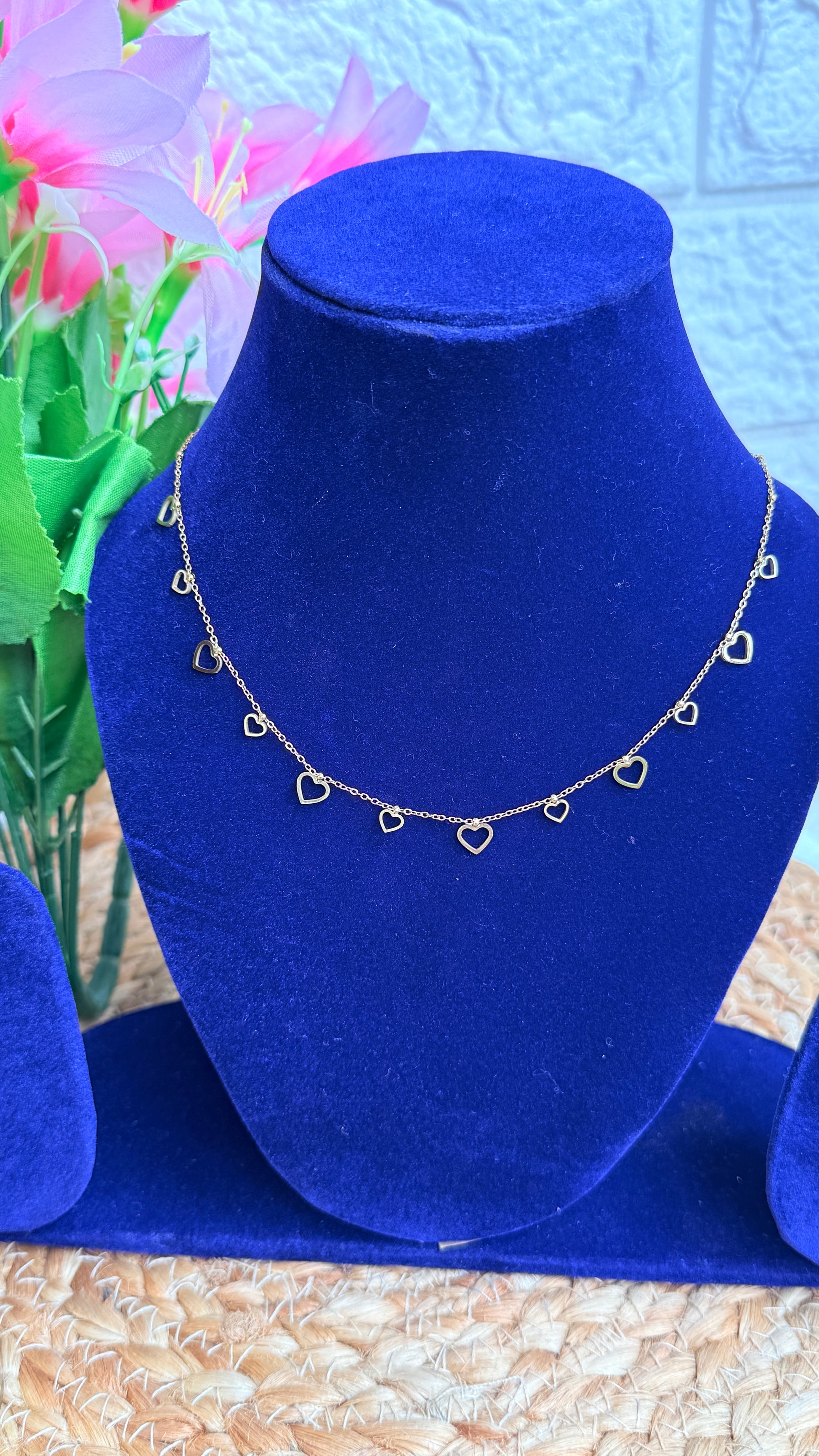 Tiny Hearts Anti Tarnish Neckchain RJ70