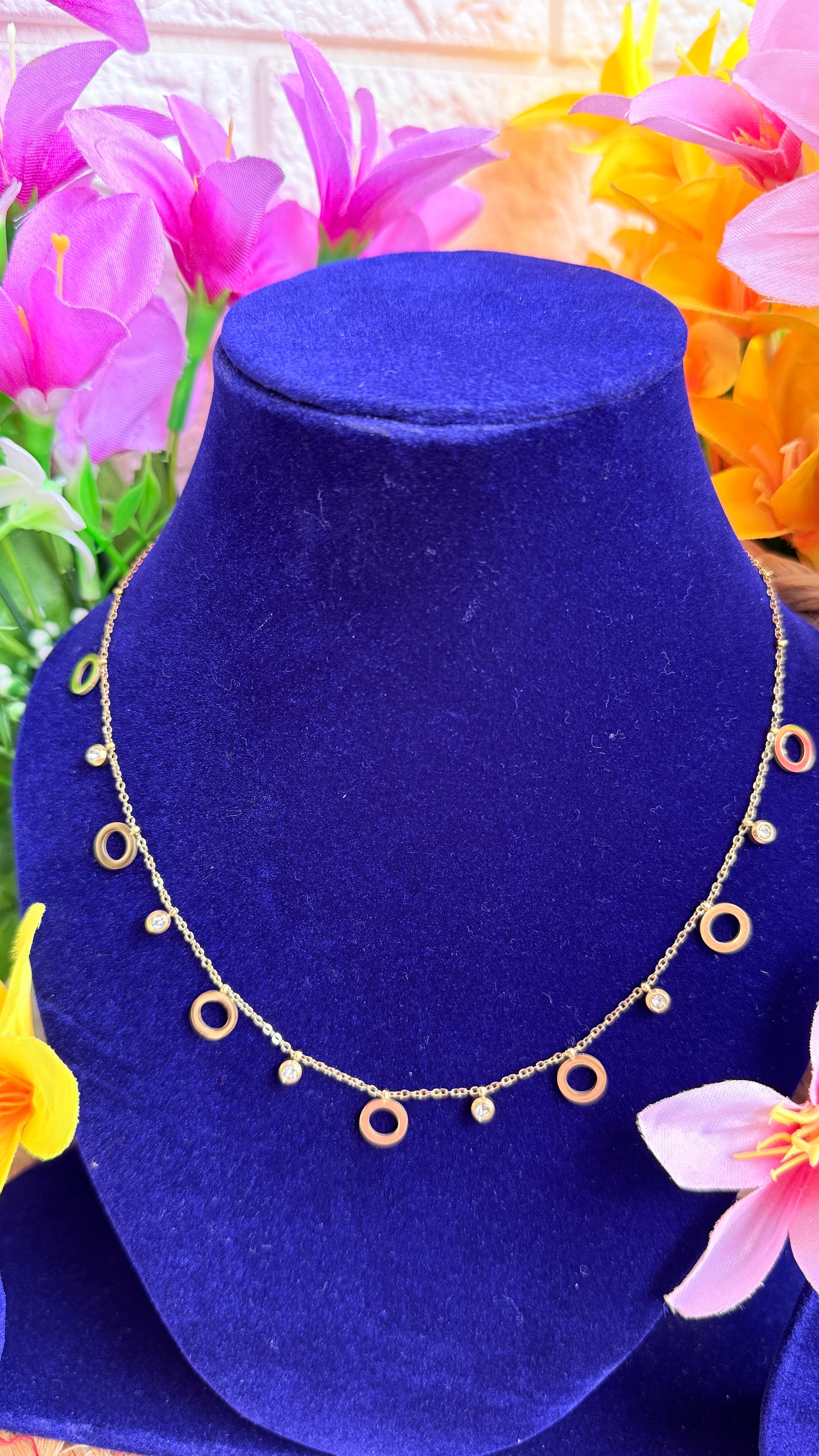 Dotty Anti Tarnish Neckchain RJ66