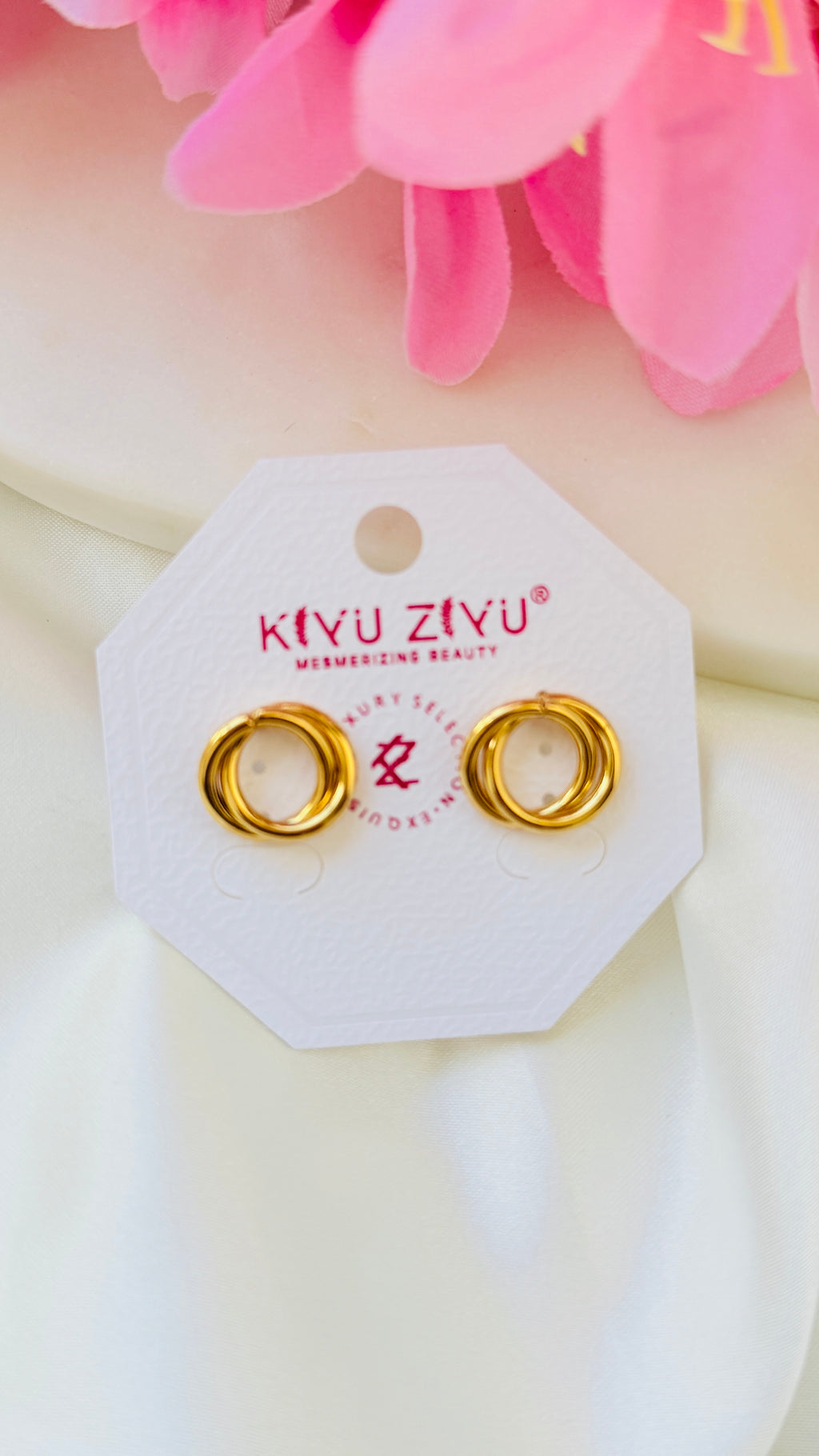 Loop Knot Anti tarnish stainless Earrings RJ162