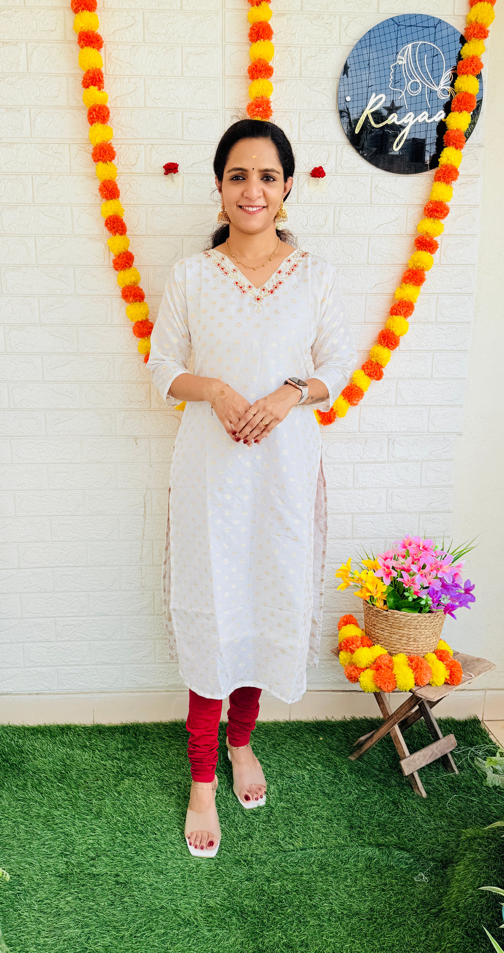 Onam Special  Brocade Kurtii RG800