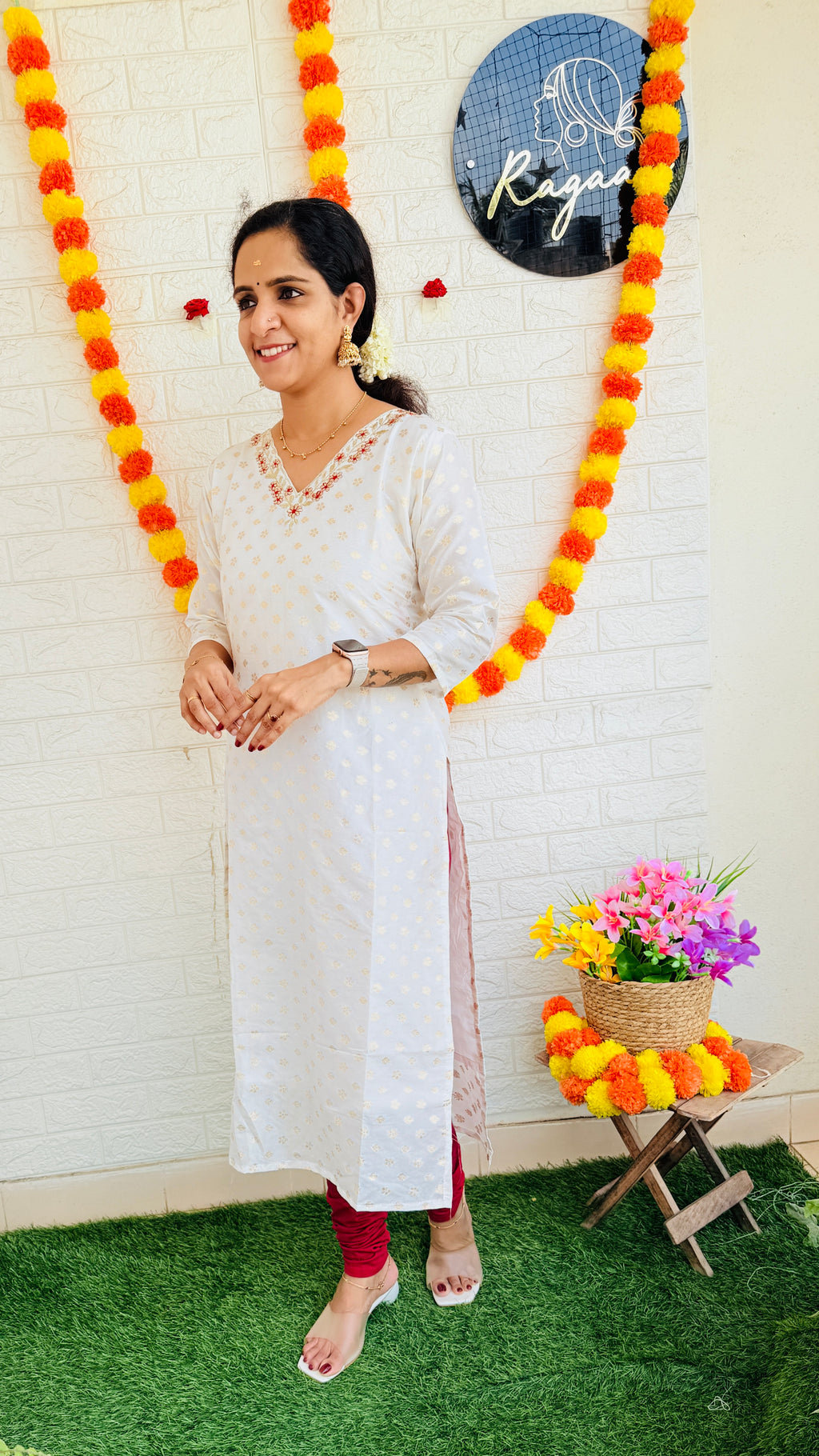 Onam Special  Brocade Kurtii RG800