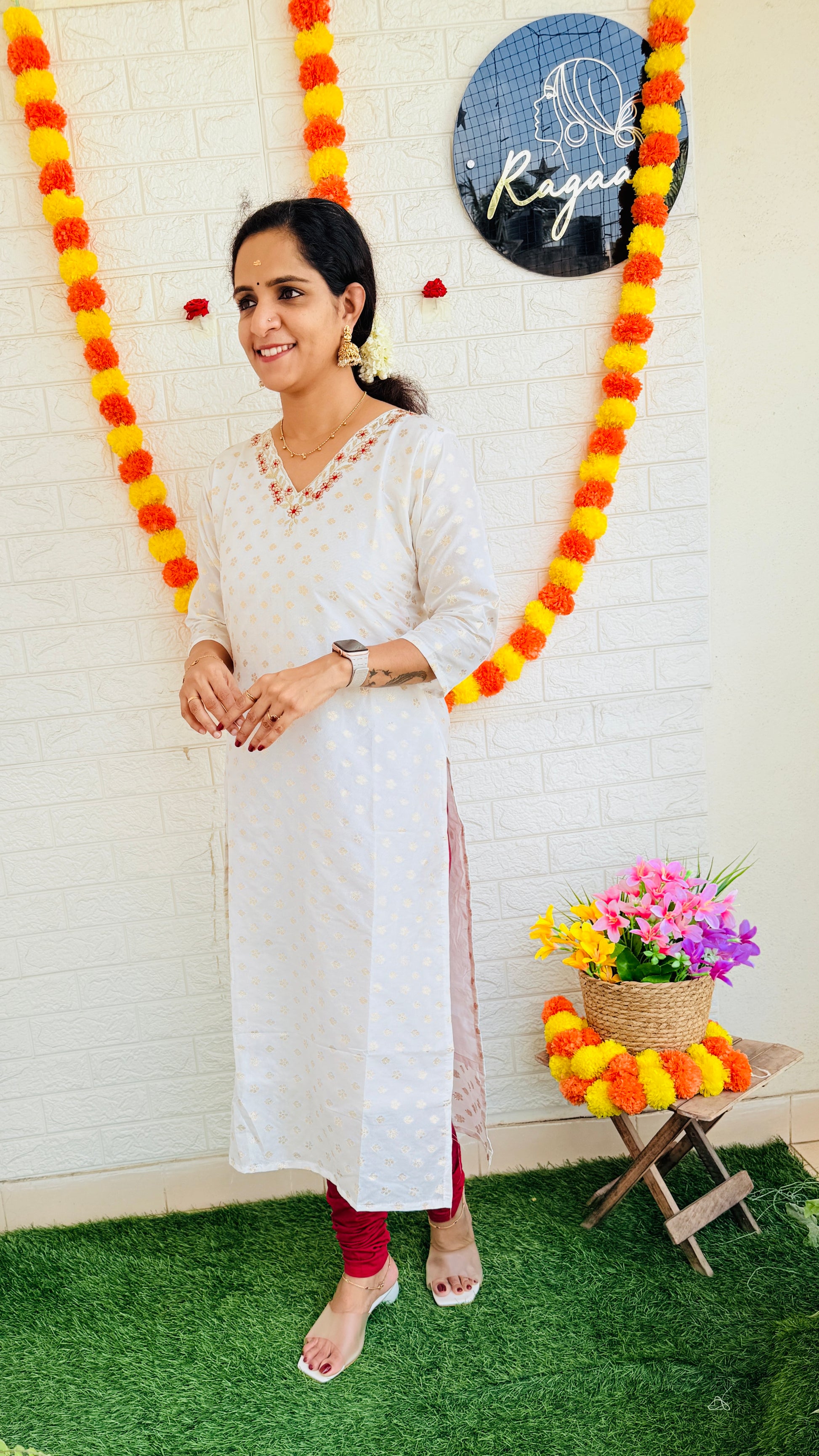 Onam Special  Brocade Kurtii RG800