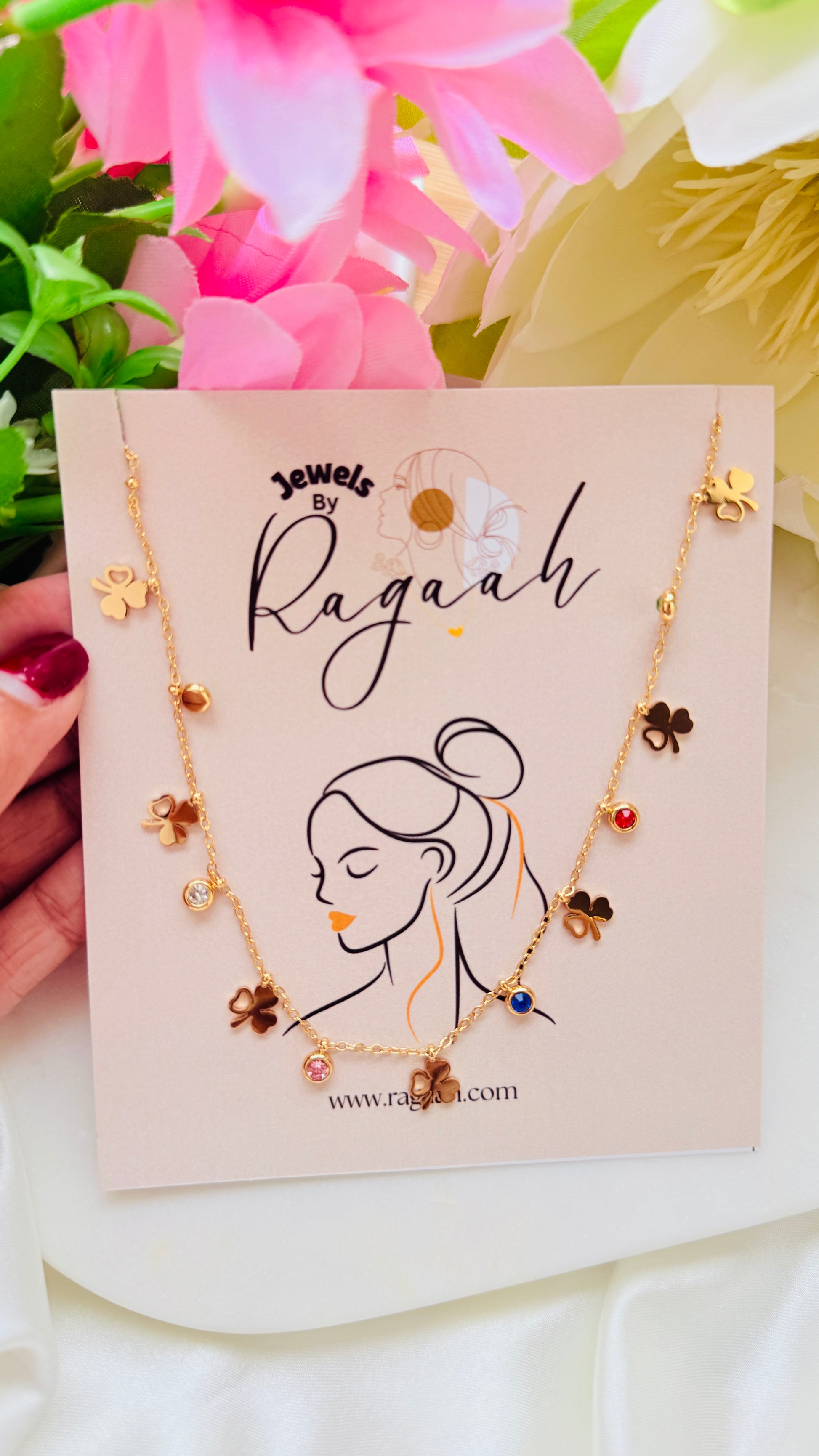 Autumn Elegance Antitarnish Neckchain RJ194