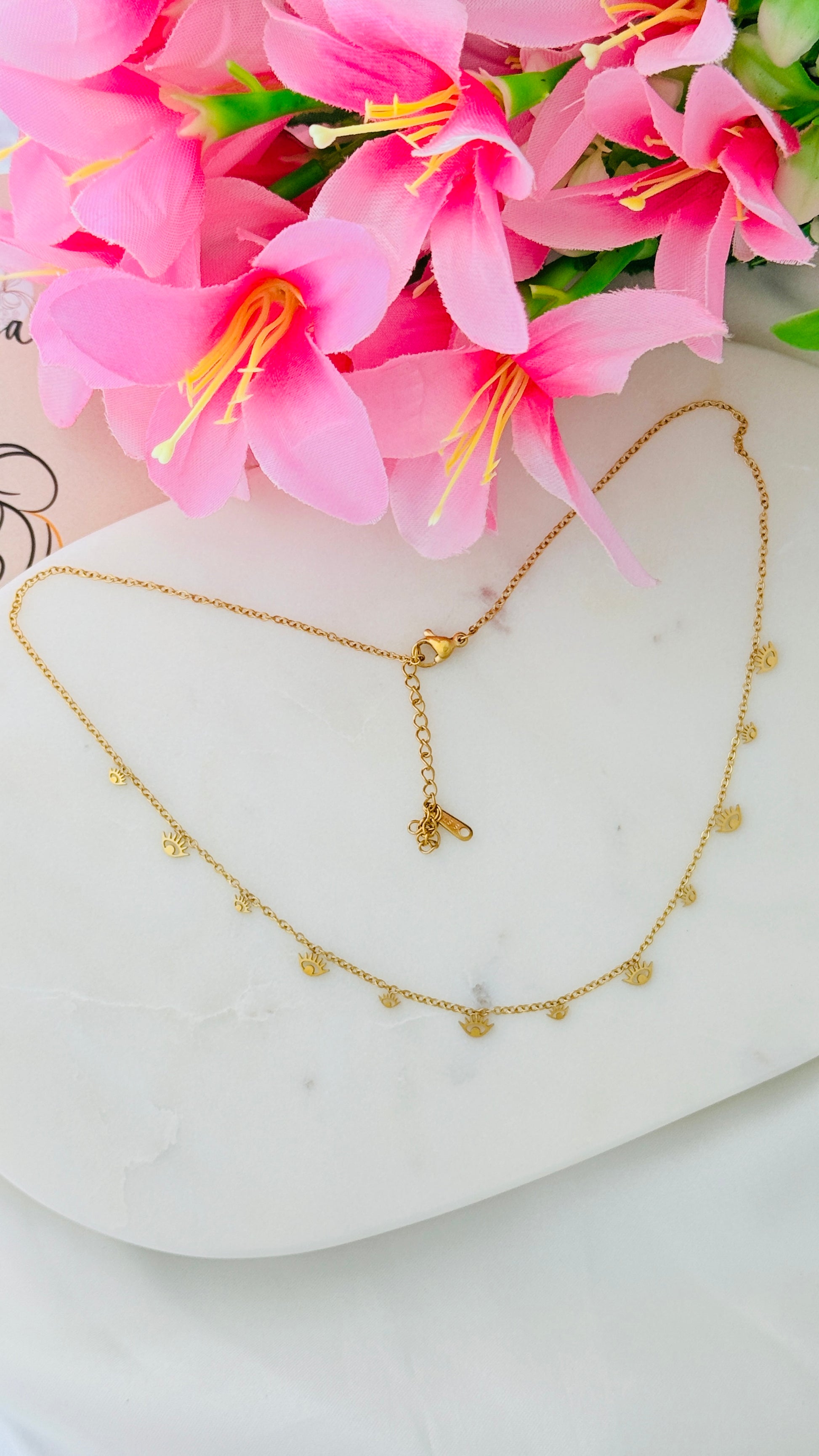 Tiny Guard Anti tarnish stainless steel neck Chain RJ213