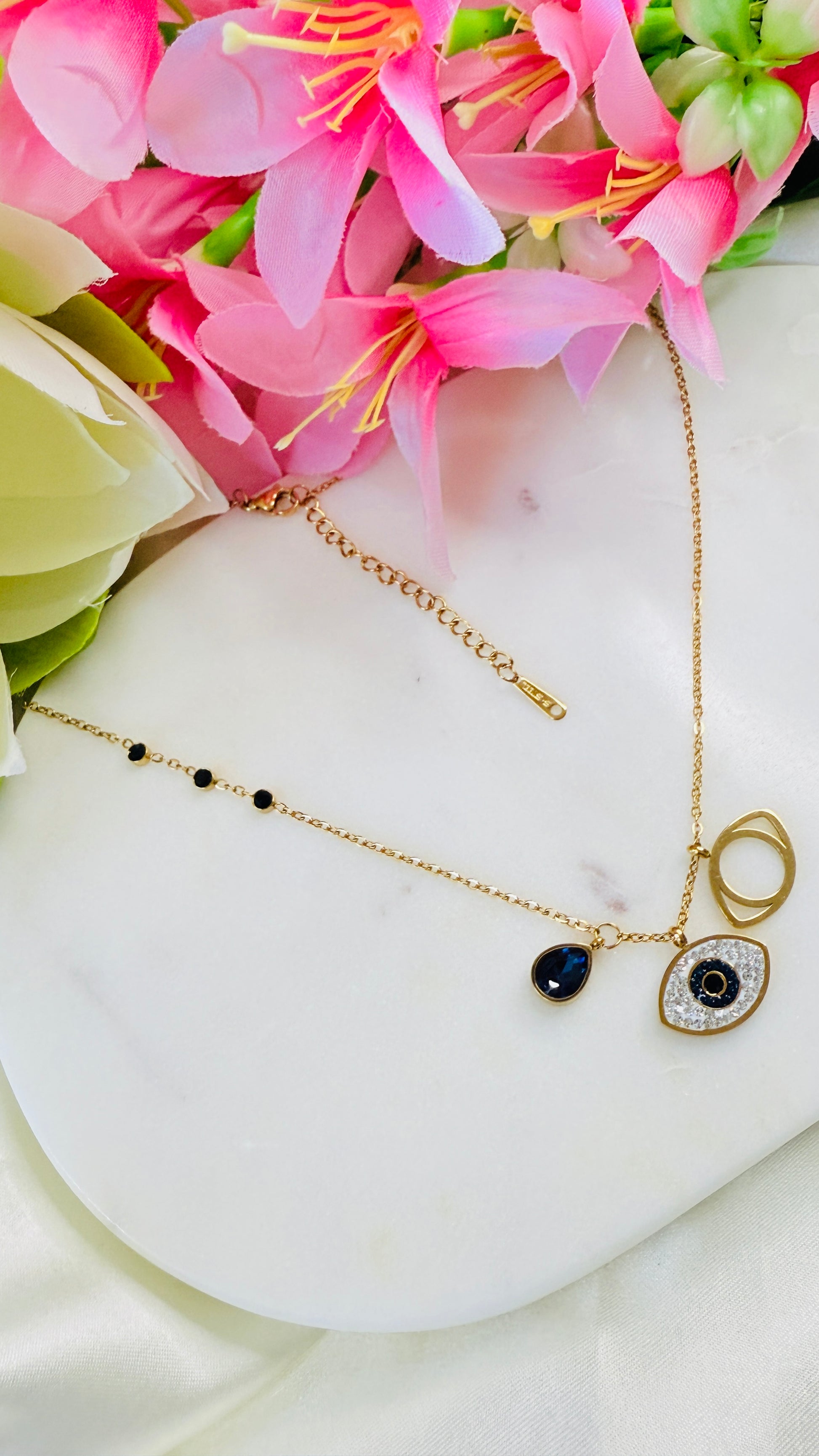 The Aura Gurad Anti tarnish stainless steel neck Chain RJ218