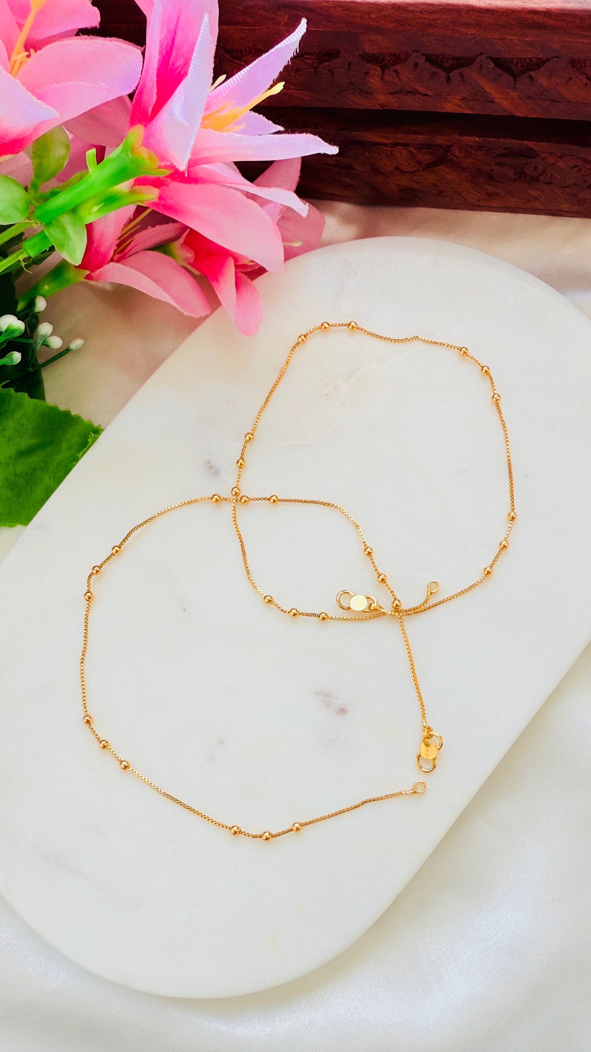 Triple Beads Anklets RJ231