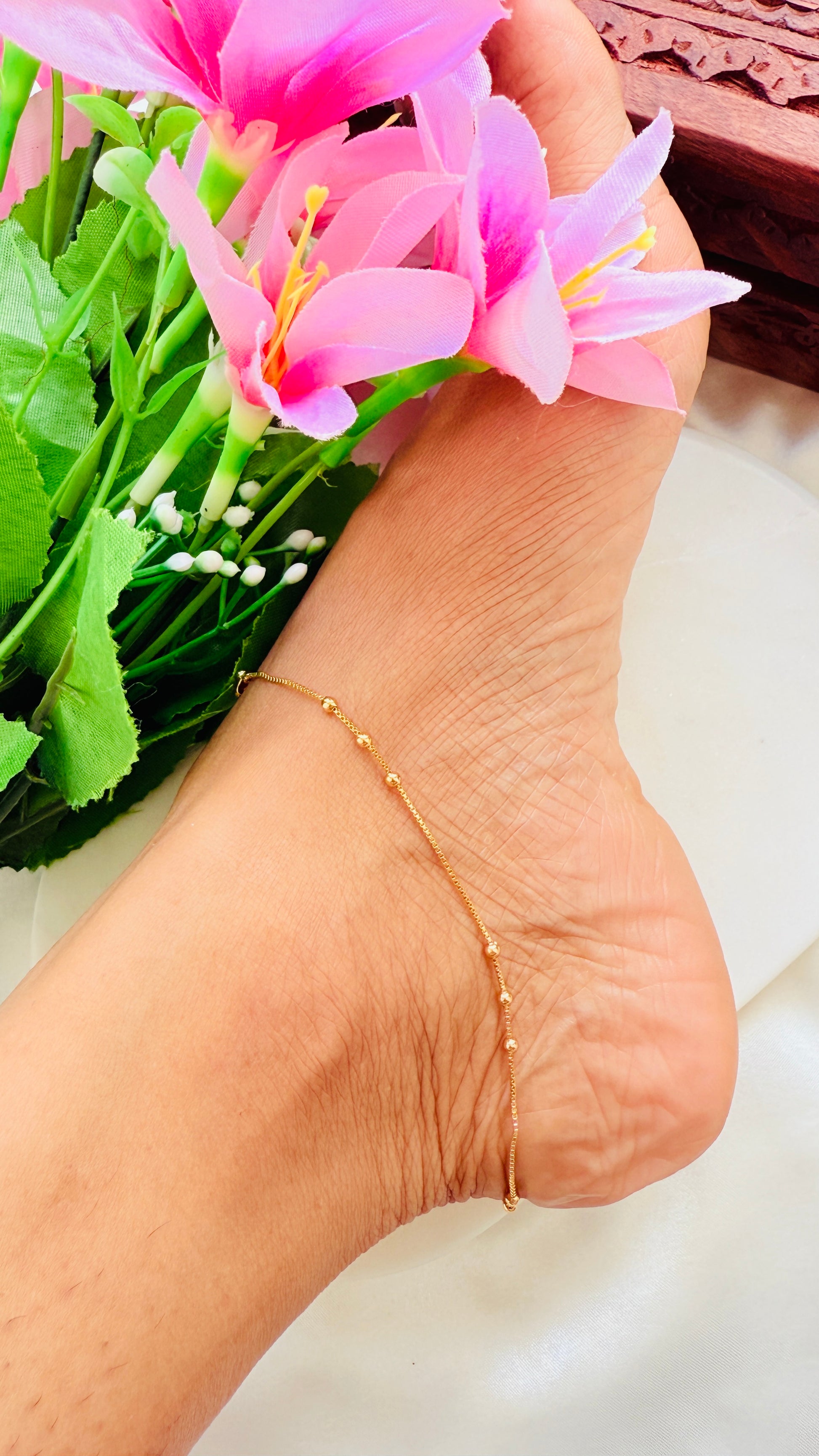 Triple Beads Anklets RJ231