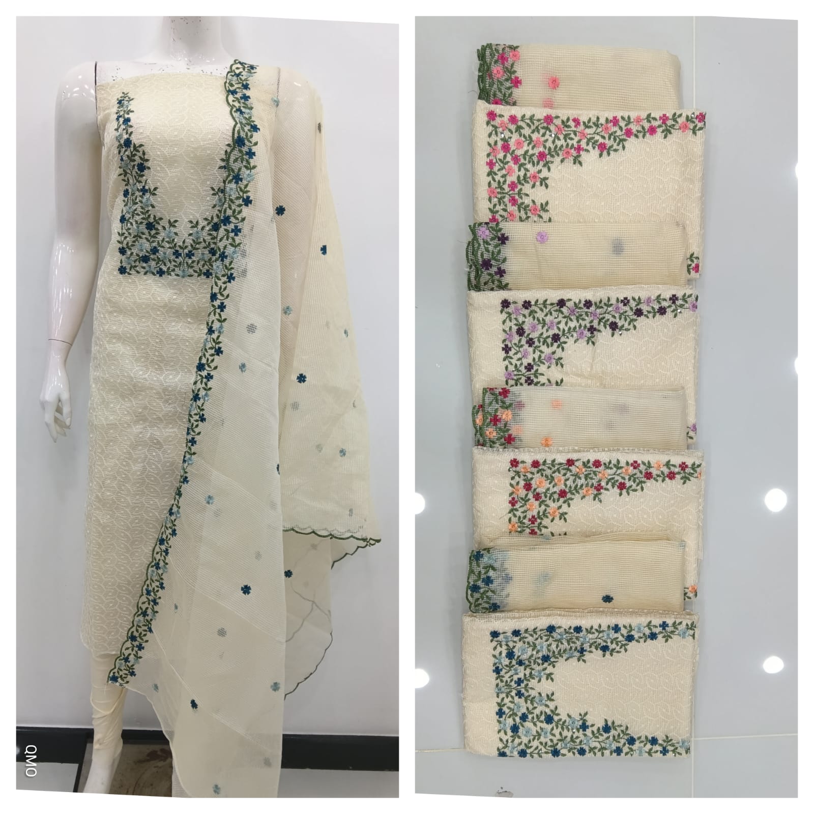 Phulkari Kotta Net Unstiched 3ps set RG935