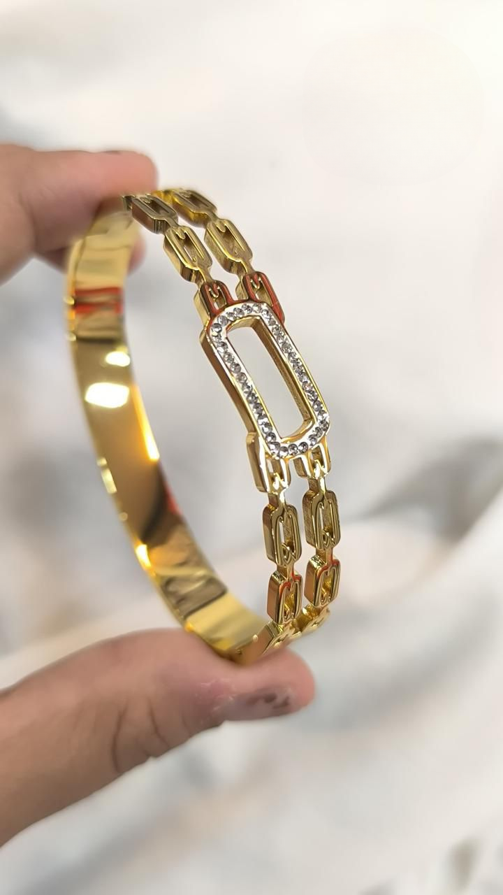 GoldLock Antitarnish Bangle RJ78