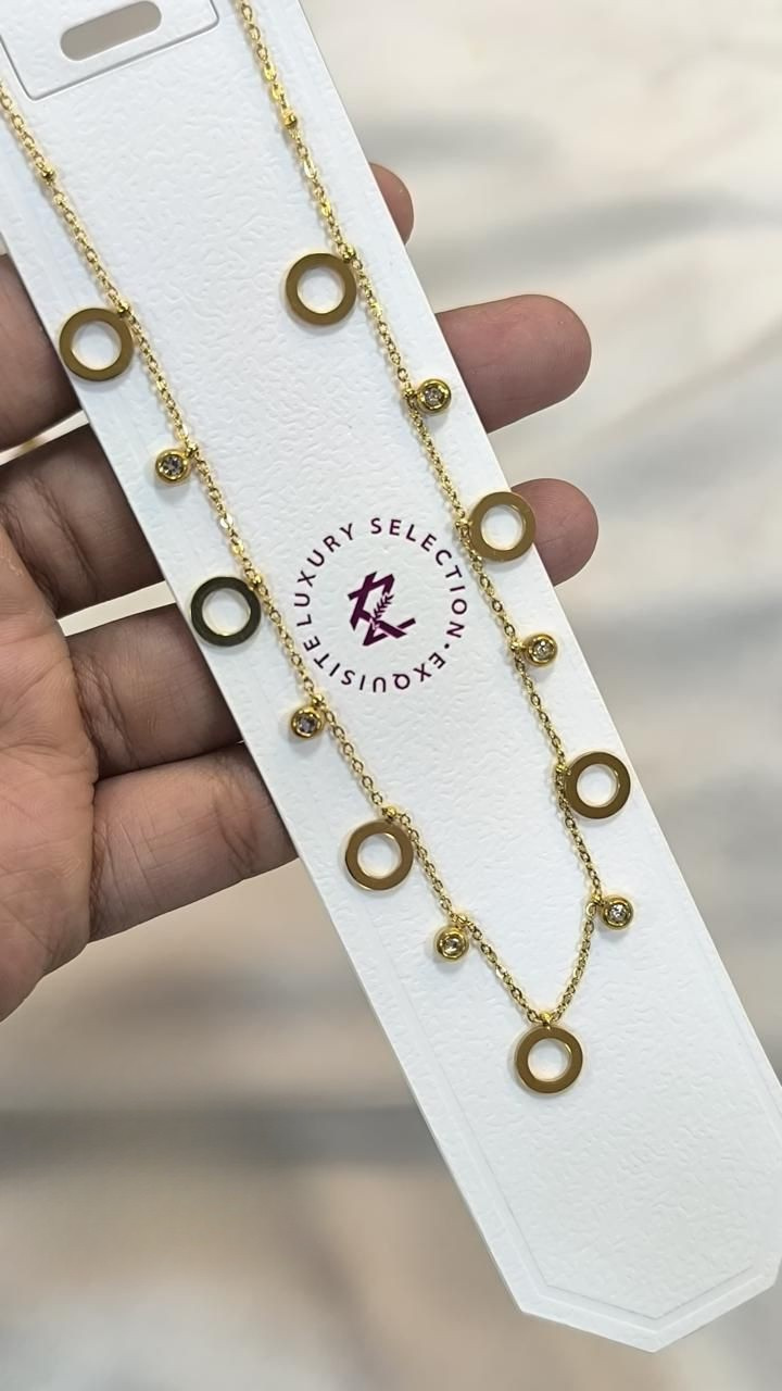 Dotty Anti Tarnish Neckchain RJ66