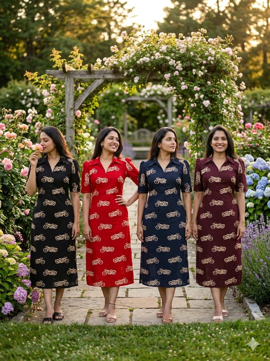 Feeding Wheelic Printed Cotton Frock RG916