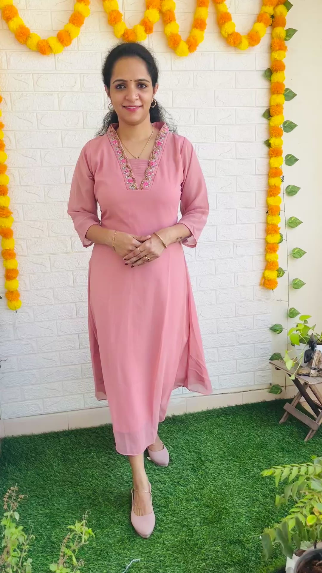 Georgette Aline Dress Kurti