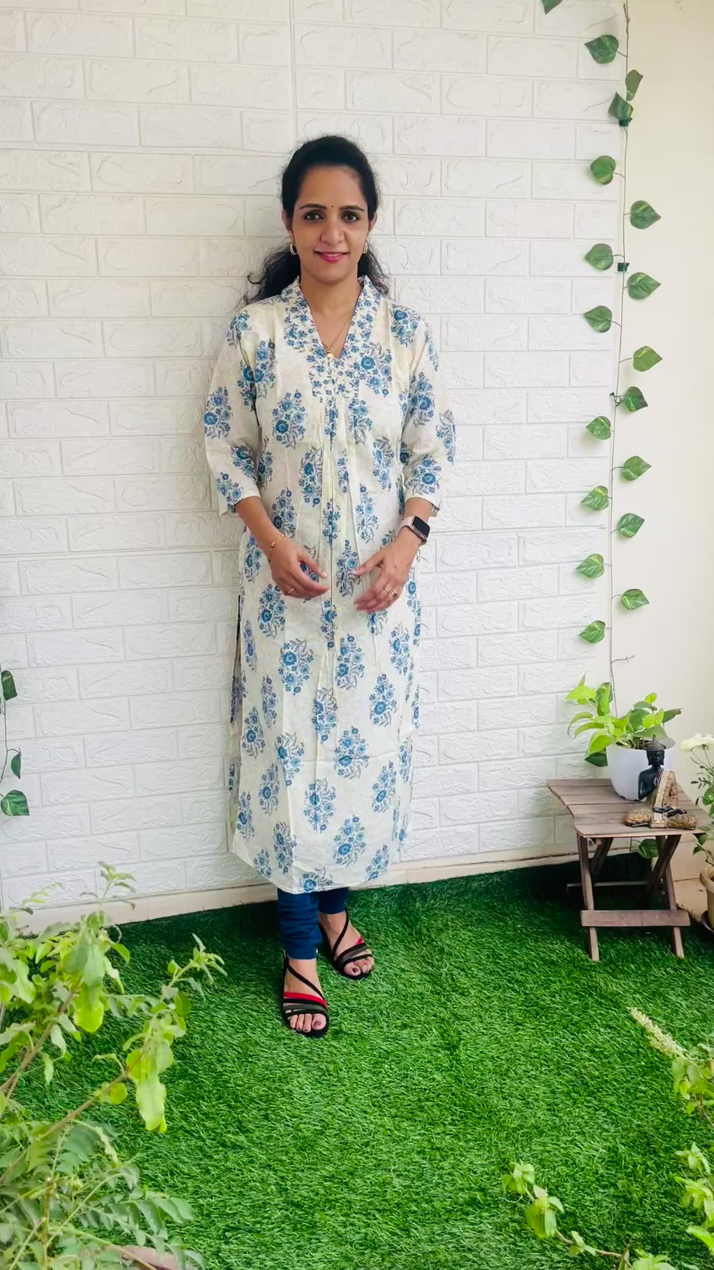 Jaipur Printed Cotton Straight Kurti